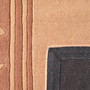 Cèdre blanc – Tapis en laine wavy marron