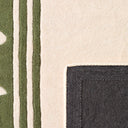 Cèdre blanc – Tapis en laine wavy – vert