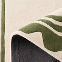 Cèdre blanc – Tapis en laine wavy – vert