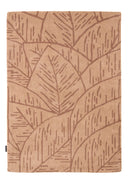 Cèdre blanc – Tapis en laine feuillage - marron
