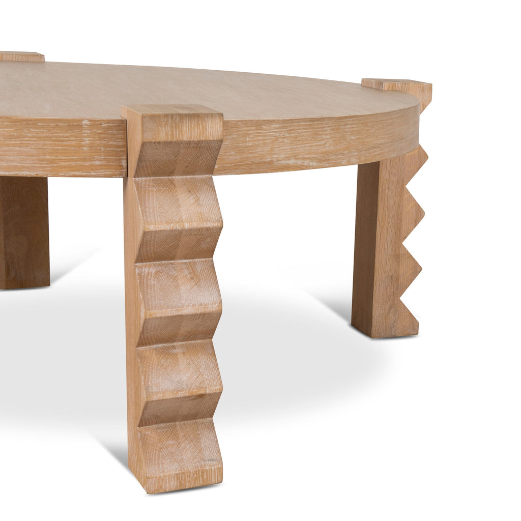 Maria 100cm Round Coffee Table - Natural
