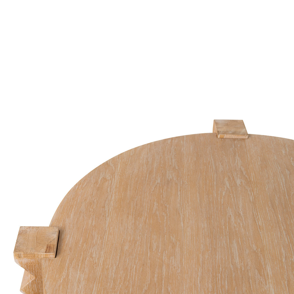 Maria 100cm Round Coffee Table - Natural