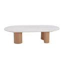 Nasim 1.5m Travertine Top Coffee Table - Natural