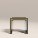Barney Set of 2 Rectangle Nesting Side Tables | High Gloss Olive Green