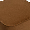Soho Pouffe | Caramel Brown Sustainable Mohair Velvet