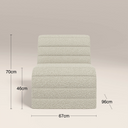 Lopez Accent Chair | Speckled Sustainable Stone Boucle