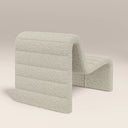 Lopez Accent Chair | Speckled Sustainable Stone Boucle