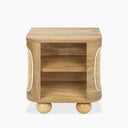 Una Square Wooden Side Table | Oak & Cane