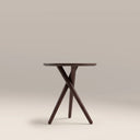 Boden Round Wooden Side Table | Walnut