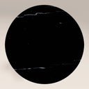 Eli Round Side Table | Black Marble