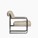 Paddington Accent Chair | Speckled Nougat Boucle & Chrome