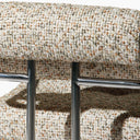 Paddington Accent Chair | Speckled Nougat Boucle & Chrome