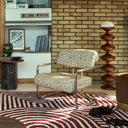 Paddington Accent Chair | Speckled Nougat Boucle & Chrome