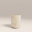 Ingrid Round Side Table | Natural Travertine Effect