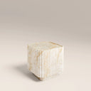 Osmond Square Side Table | Natural Travertine Effect