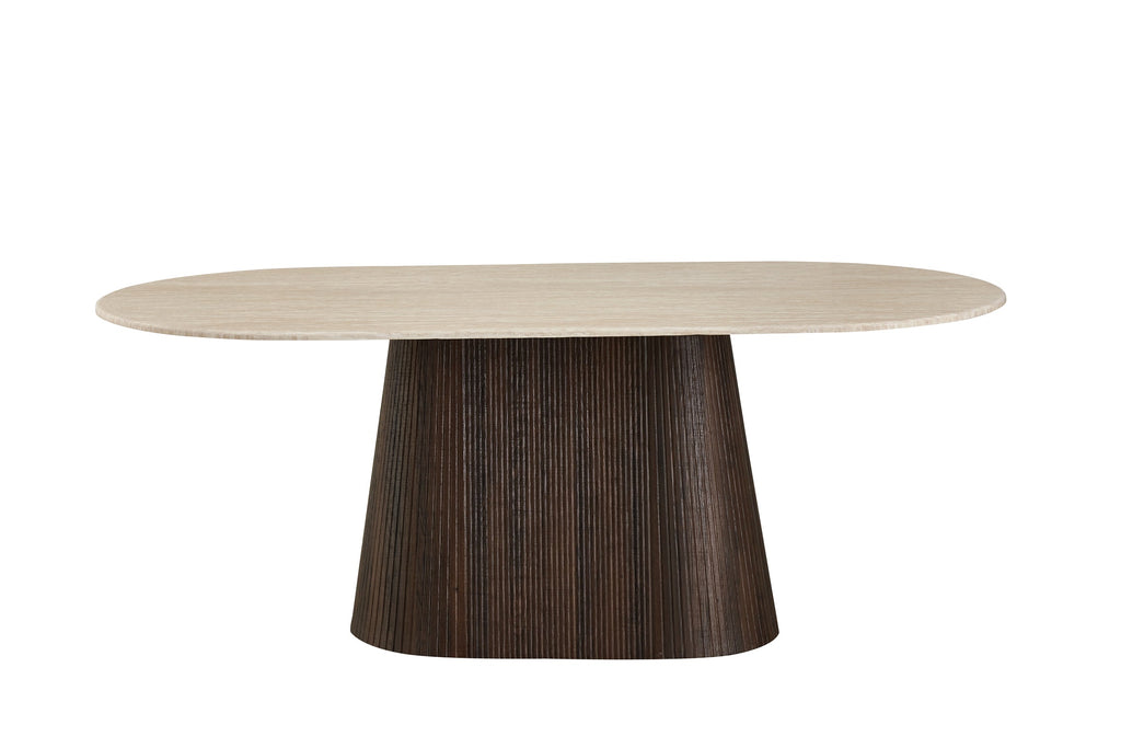Cadan Dining Table Travertine
