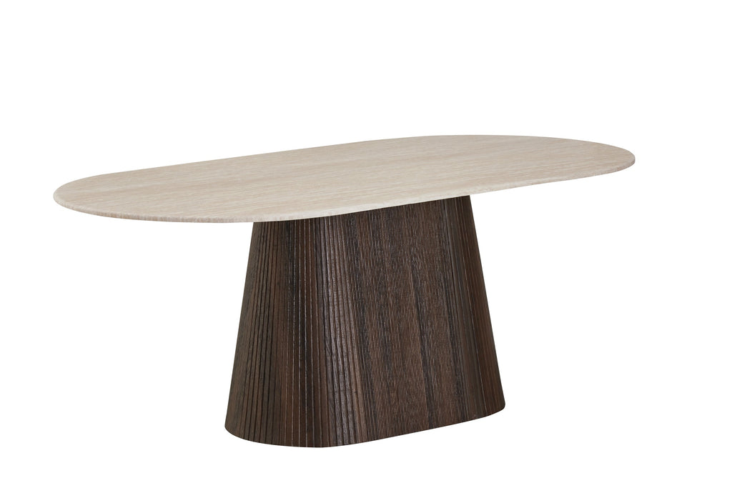 Cadan Dining Table Travertine