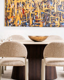 Cadan Dining Table Travertine