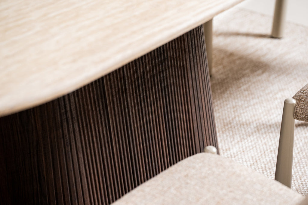 Cadan Dining Table Travertine
