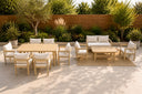 PALMA Ensemble salon de jardin 4 pièces