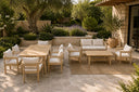 PALMA Ensemble table + 6 chaises pour l’extérieur