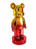 Sculpture Bear Chrome Aurora