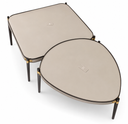 SEMINYAK – Set de 2 tables basses gigognes