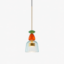 Colorful Glass LED Pendant Light
