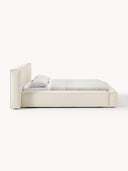 Lit matelassé avec rangement Lennon