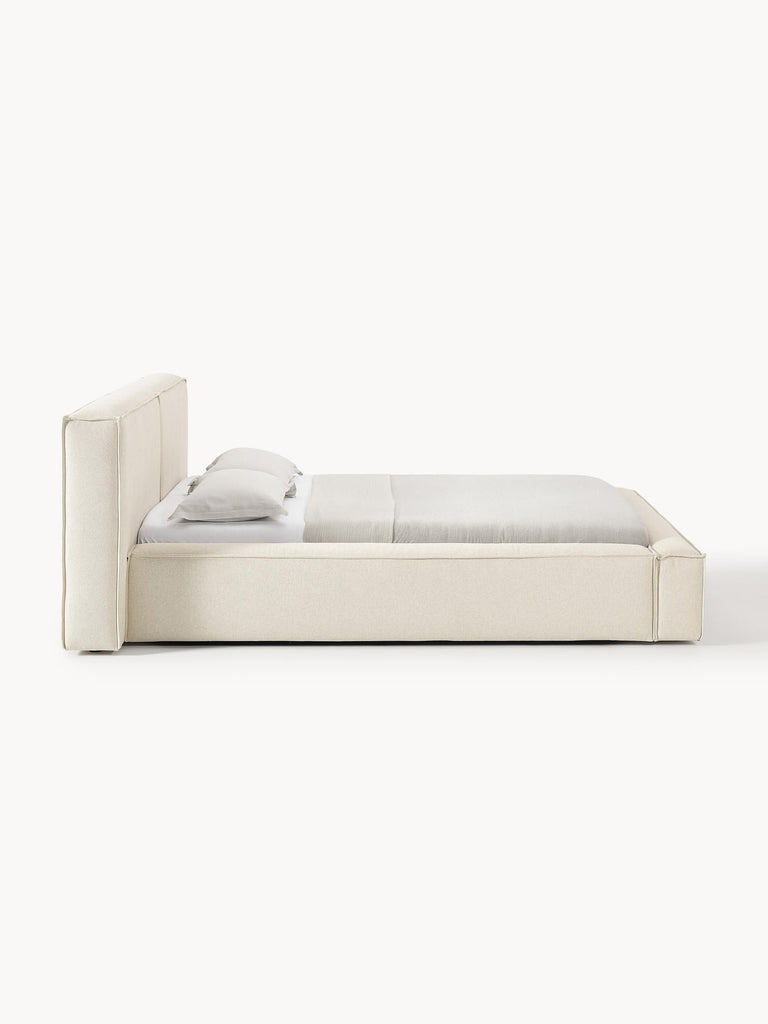 Lit matelassé avec rangement Lennon
