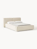 Lit matelassé avec rangement Lennon