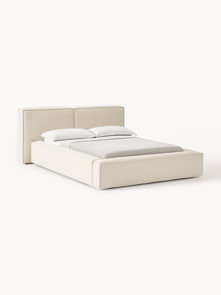 Lit matelassé avec rangement Lennon