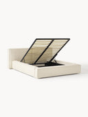 Lit matelassé avec rangement Lennon