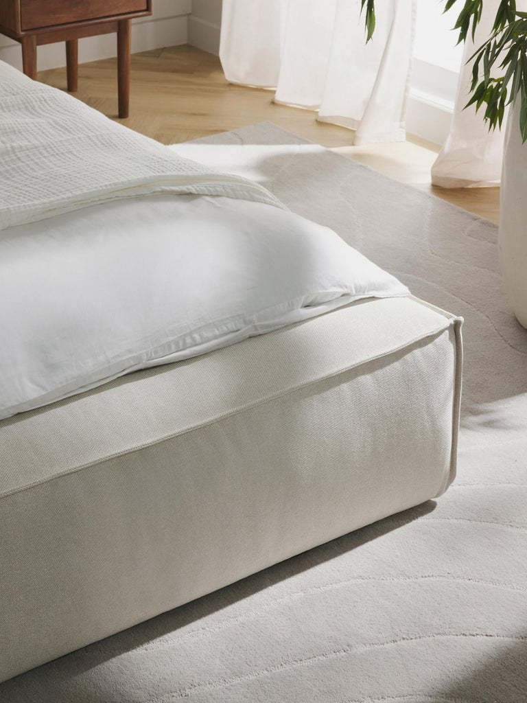 Lit matelassé avec rangement Lennon