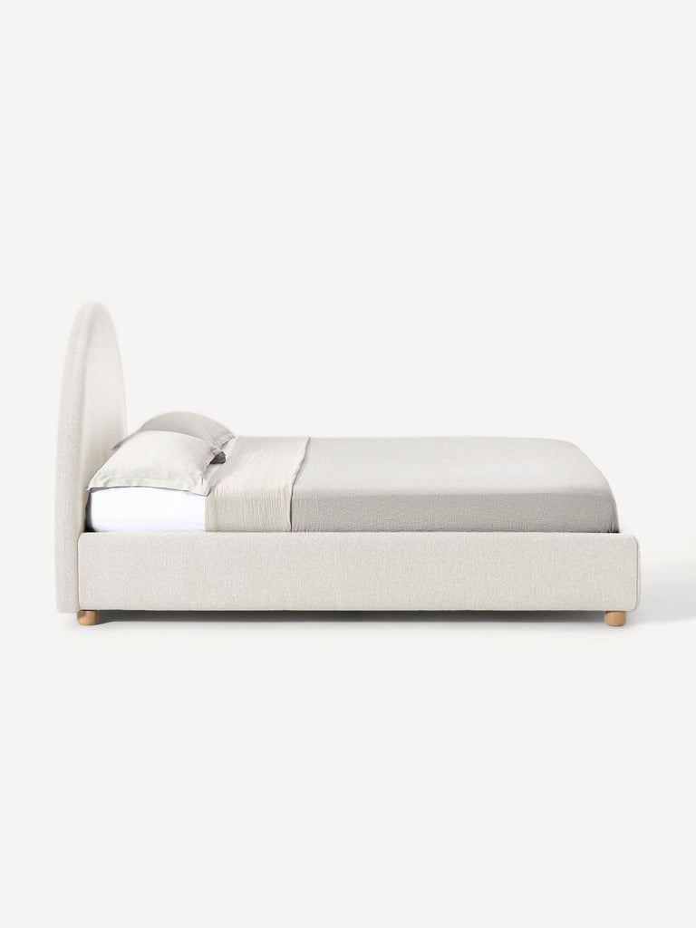 Lit matelassé avec rangement Ebba