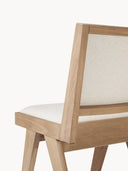Chaise rembourrée en bois Sissi