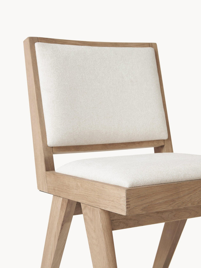 Chaise rembourrée en bois Sissi