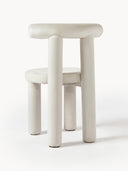 Chaise rembourrée en velours Calan