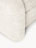 Fauteuil convertible en peluche-bouclette Eliot