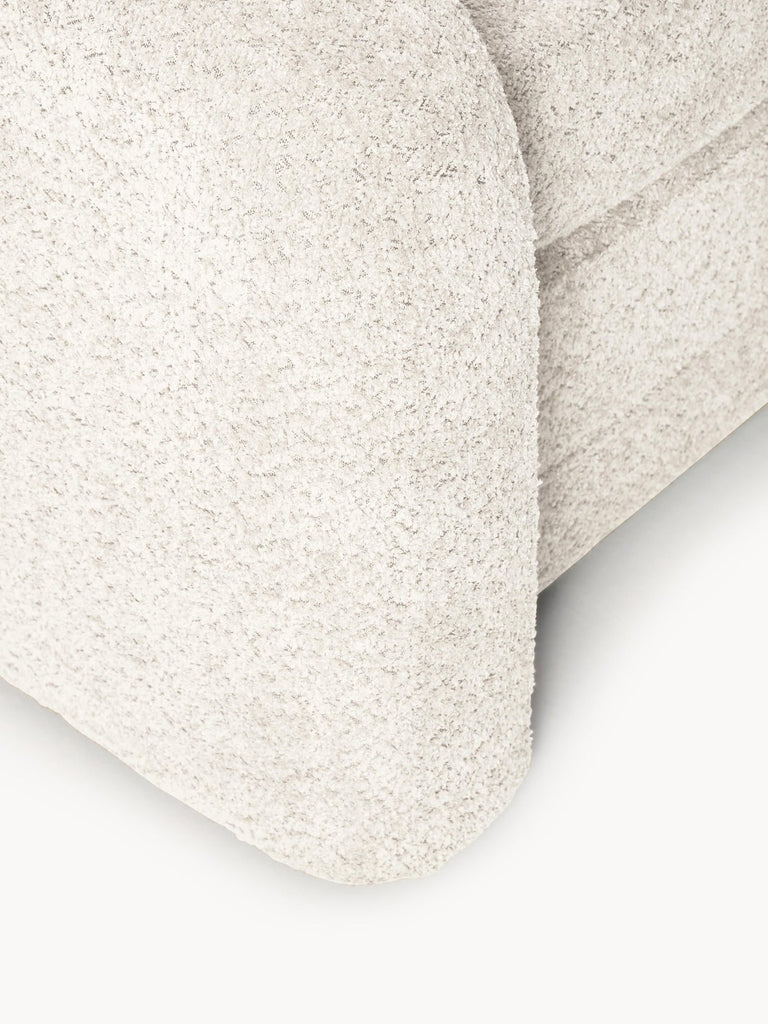 Fauteuil convertible en peluche-bouclette Eliot