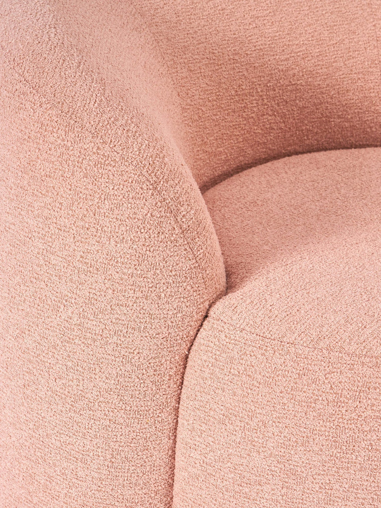 Fauteuil lounge en bouclette Fleur