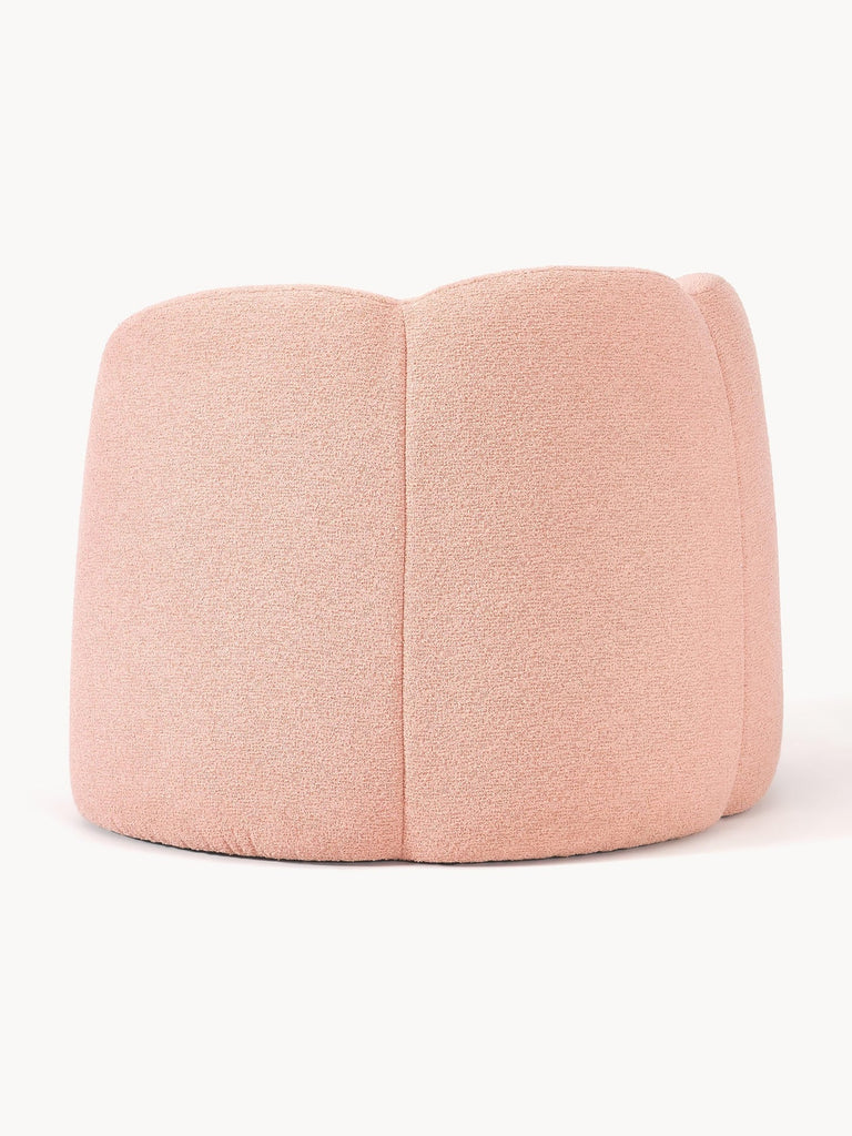Fauteuil lounge en bouclette Fleur