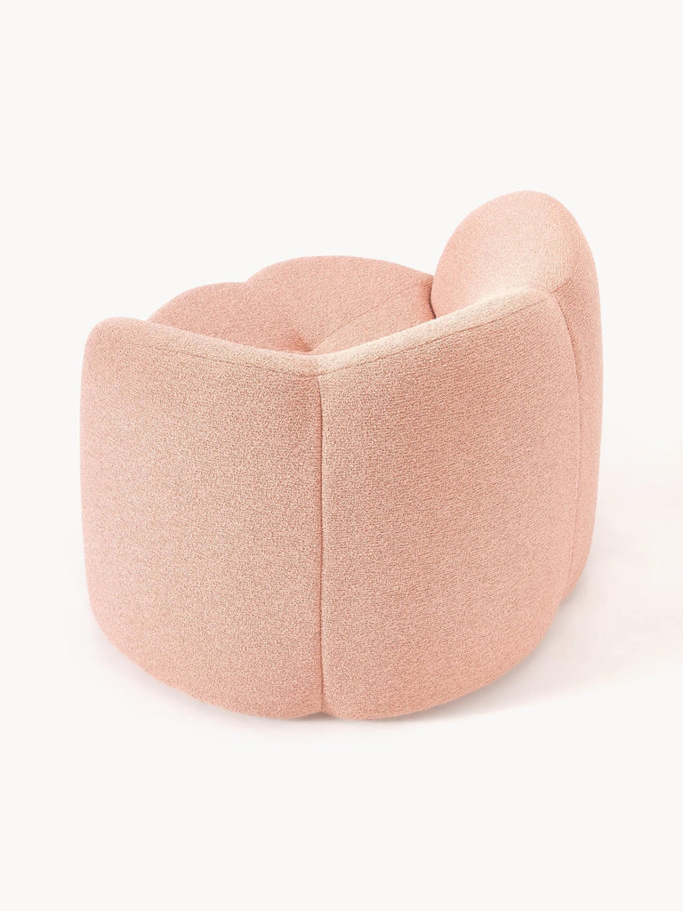 Fauteuil lounge en bouclette Fleur