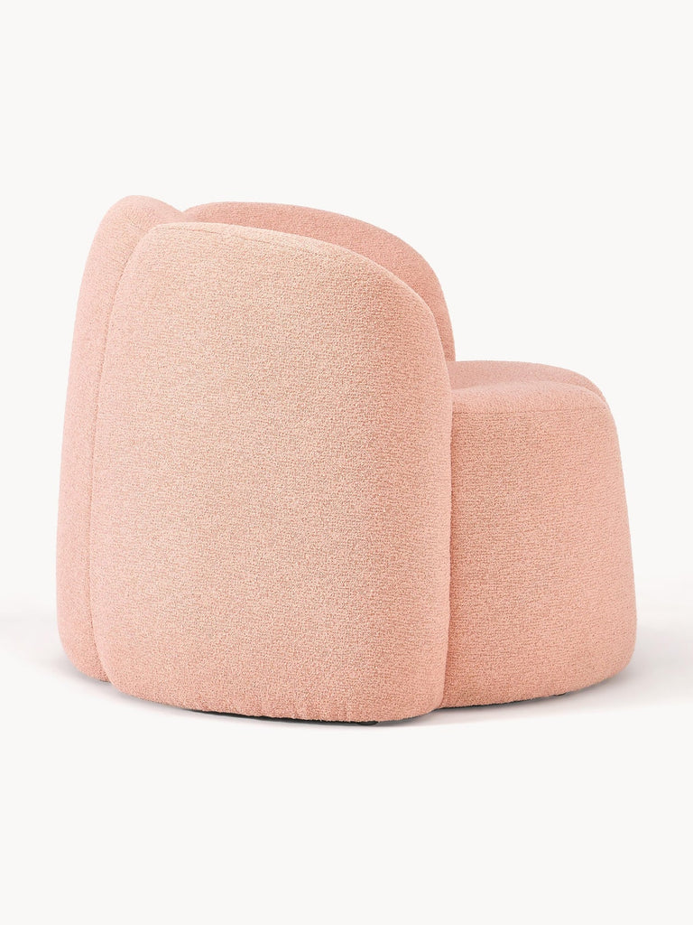 Fauteuil lounge en bouclette Fleur