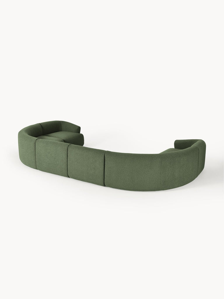 Canapé lounge modulable XL en bouclette Sofia