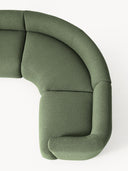 Canapé lounge modulable XL en bouclette Sofia
