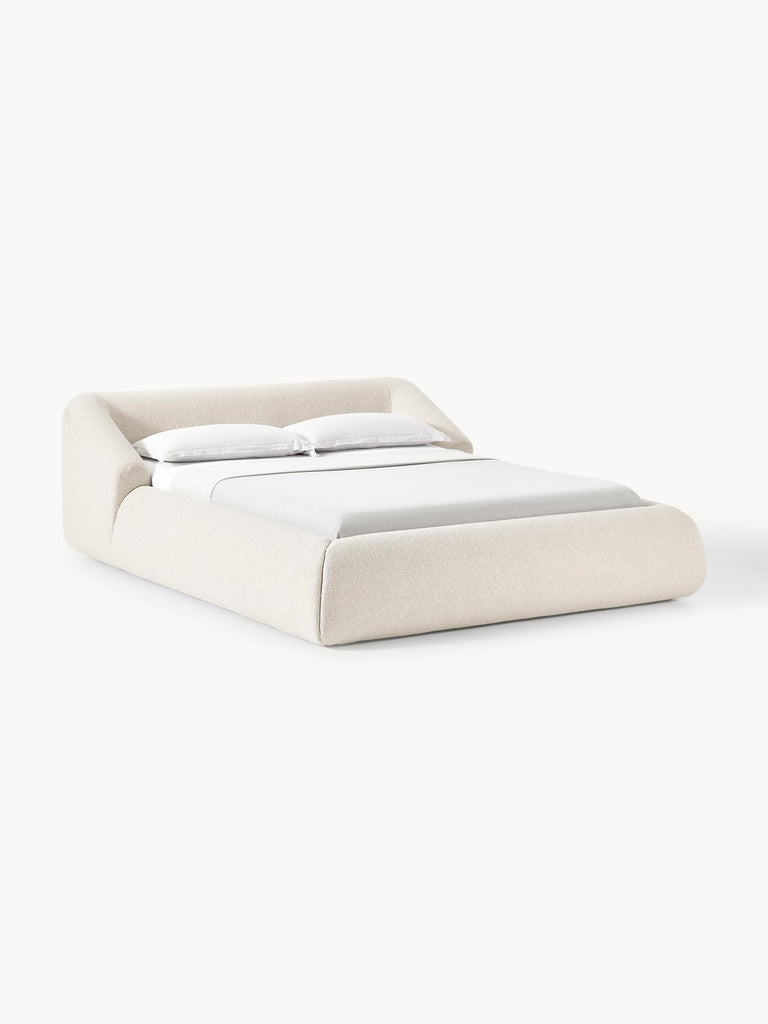 Lit matelassé en bouclette Sofia