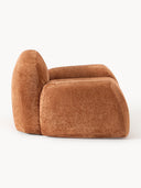 Fauteuil lounge en peluche-bouclette Wolke