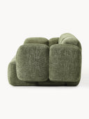Canapé modulable 3 places en peluche-bouclette Tayla