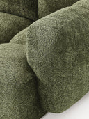 Canapé modulable 3 places en peluche-bouclette Tayla